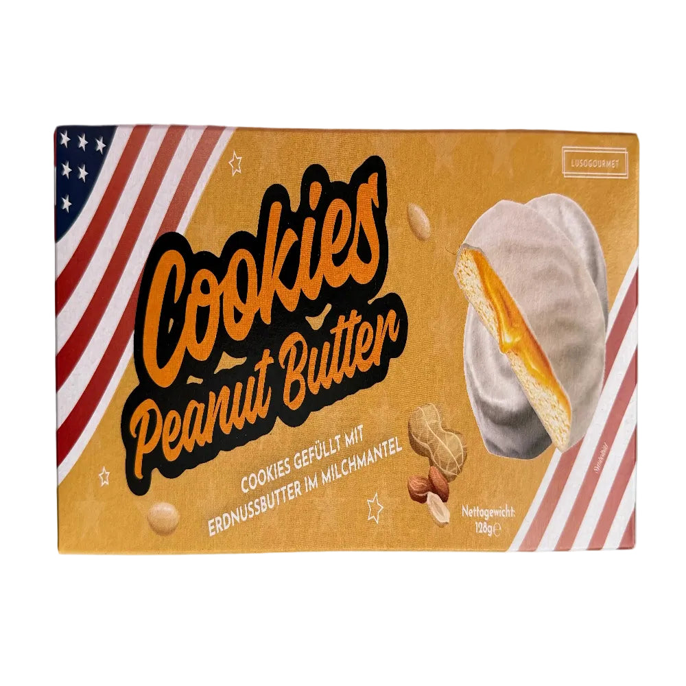 Cookies Peanut Butter im Milchmantel 128 g MDH bis 20.05.2026
