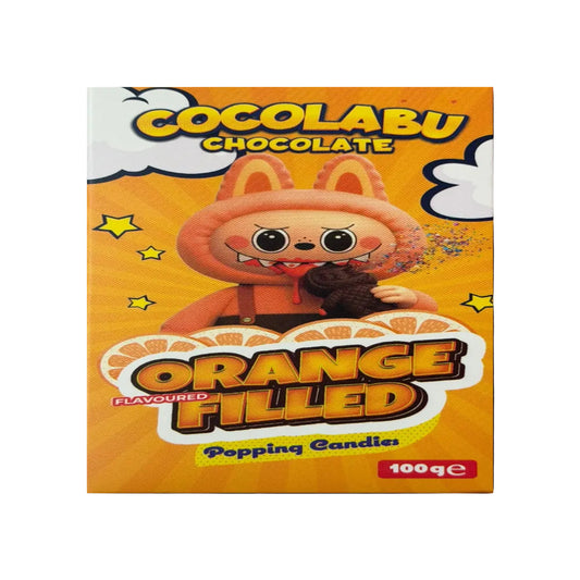 Cocolabu Chocolate Orange filled Popping Candies 100 g